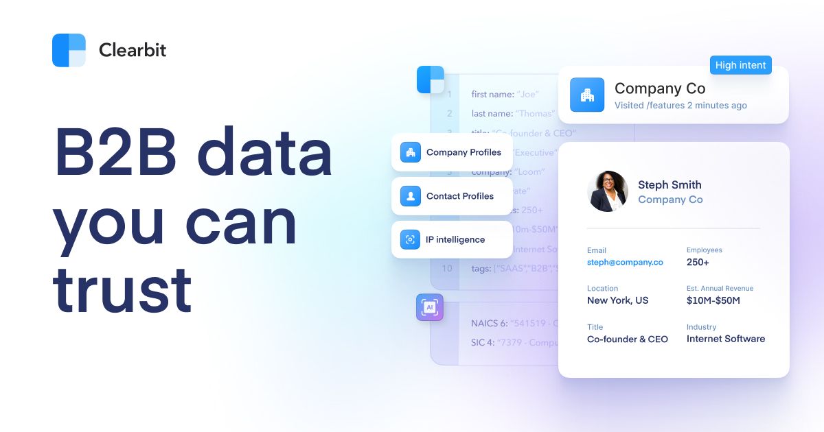 Clearbit has joined HubSpot screenshot 1